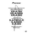 Cover page of PIONEER XR-A780/YPWXJ Owner's Manual