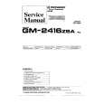 Cover page of PIONEER GM2416ZSA Service Manual