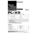 Cover page of PIONEER PL-X5 Service Manual