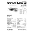 Cover page of TECHNICS SUZ450 Service Manual