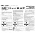 Cover page of PIONEER DVR-112DBK Owner's Manual