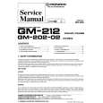 Cover page of PIONEER GM-202-02 X1H/EW Service Manual