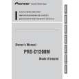 Cover page of PIONEER PRS-D1200M/XS/EW5 Owner's Manual