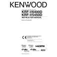 Cover page of KENWOOD KRF-V5450D Owner's Manual