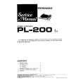 Cover page of PIONEER PL-200S Service Manual
