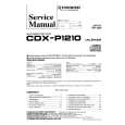 Cover page of PIONEER CDXP1210 Service Manual