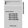 Cover page of PIONEER KEH-P4010R(B) Owner's Manual
