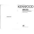 Cover page of KENWOOD DPX-510 Owner's Manual