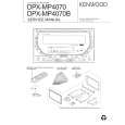 Cover page of KENWOOD DPX-MP4070 Service Manual