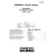 Cover page of ONKYO T-4000 Service Manual