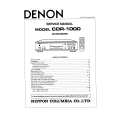 Cover page of DENON CDR-1000 Service Manual