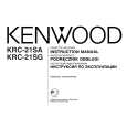 Cover page of KENWOOD KRC-21SA Owner's Manual