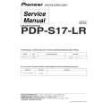 Cover page of PIONEER PDP-S17-LR Service Manual