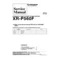 Cover page of PIONEER XRP560F Service Manual
