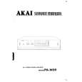 Cover page of AKAI PA-W09 Service Manual