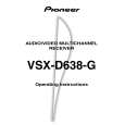 Cover page of PIONEER VSX-D638-G/HLXJI Owner's Manual