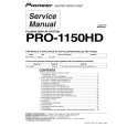 Cover page of PIONEER PRO-1150HD/KUCXC Service Manual