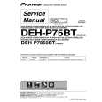 Cover page of PIONEER DEH-P75BT/XN/EW Service Manual