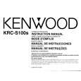 Cover page of KENWOOD KRC-S100s Owner's Manual