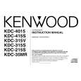 Cover page of KENWOOD KDC-315S Owner's Manual