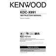 Cover page of KENWOOD KDC-X991 Owner's Manual