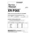 Cover page of PIONEER XRP365 Service Manual