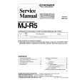 Cover page of PIONEER MJR5 Service Manual