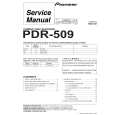 Cover page of PIONEER PDR-509-G/SDBWL Service Manual