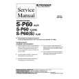 Cover page of PIONEER SP60 XJ/E Service Manual