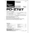 Cover page of PIONEER PD-Z72T Service Manual