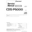 Cover page of PIONEER CDSP5000 Service Manual