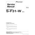 Cover page of PIONEER S-F31-W/XDCN Service Manual