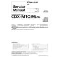 Cover page of PIONEER CDXM1026 Service Manual