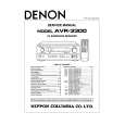 Cover page of DENON AVR-3300 Service Manual