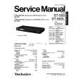 Cover page of TECHNICS ST500/L Service Manual