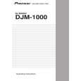 Cover page of PIONEER DJM-1000/KUCXJ Owner's Manual