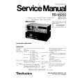 Cover page of TECHNICS RSM250 Service Manual