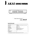 Cover page of AKAI EA-27 Service Manual