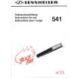 Cover page of SENNHEISER BF 541 Owner's Manual