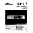 Cover page of AKAI AM-U7 Owner's Manual