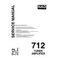 Cover page of NAD 712 Service Manual