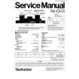 Cover page of TECHNICS SCCA10 Service Manual