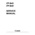 Cover page of CANON FP B40 Service Manual