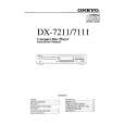 Cover page of ONKYO DX-7111 Owner's Manual