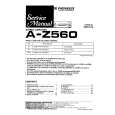 Cover page of PIONEER A-Z560 Service Manual