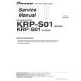 Cover page of PIONEER KRP-S01/SXTW/E5 Service Manual