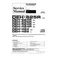 Cover page of PIONEER DEH-424 Service Manual
