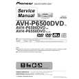 Cover page of PIONEER AVH-P6500DVD Service Manual