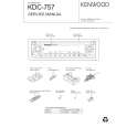 Cover page of KENWOOD KDC-757 Service Manual