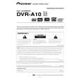 Cover page of PIONEER DVR-A10XLA/KBXV/5 Owner's Manual